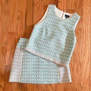 Top Shop Geometric Mini Skirt and Shell